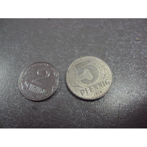 монета германия 5 пфеннигов 1975 №9099