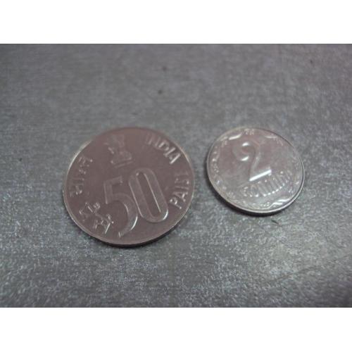 монета индия 50 пайса 1990 №9411