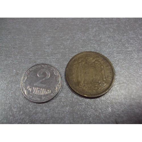 монета испания 1 песета 1963 №8327
