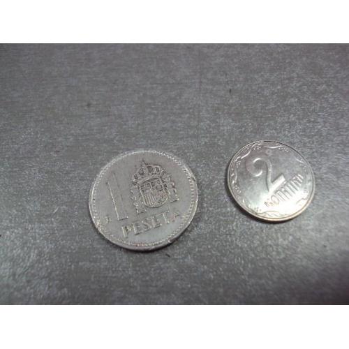 монета испания 1 песета 1988 №9287