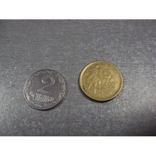 монета испания 5 песет 1996 №8276