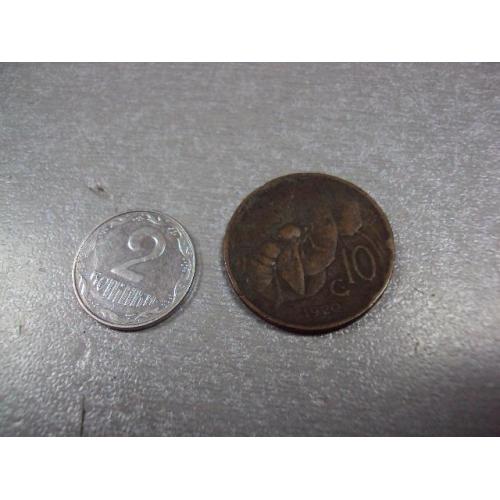 монета италия 10 чентезимо 1920 №8617