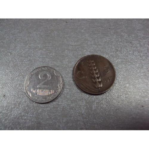 монета италия 5 чентезимо 1930 №8445