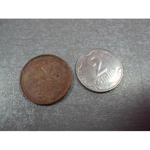 монета канада 1 цент 1985 №9533