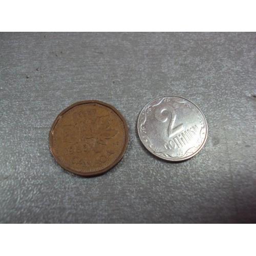 монета канада 1 цент 1986 №9521