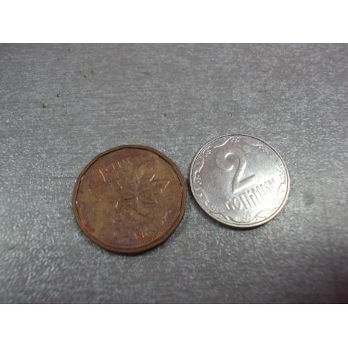 монета канада 1 цент 1989 №9519
