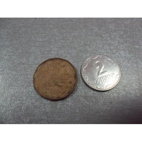 монета канада 1 цент 1990 №9539