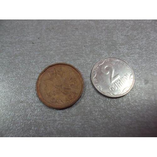 монета канада 1 цент 1993 №9507