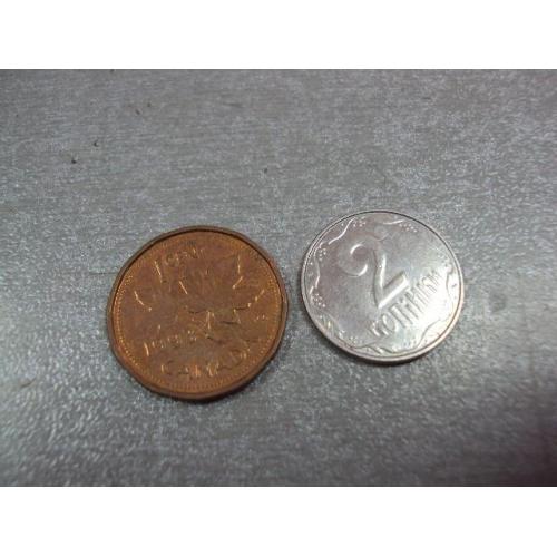 монета канада 1 цент 1993 №9509
