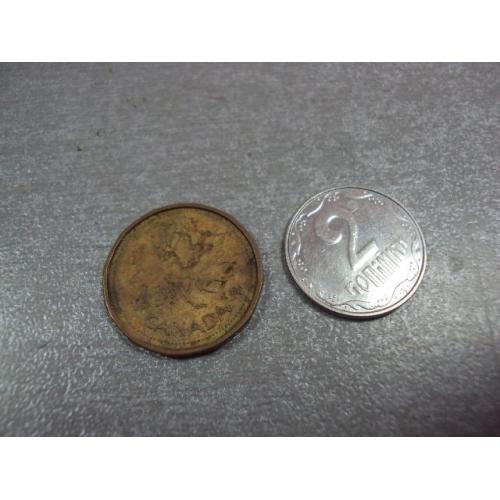 монета канада 1 цент 1993 №9510