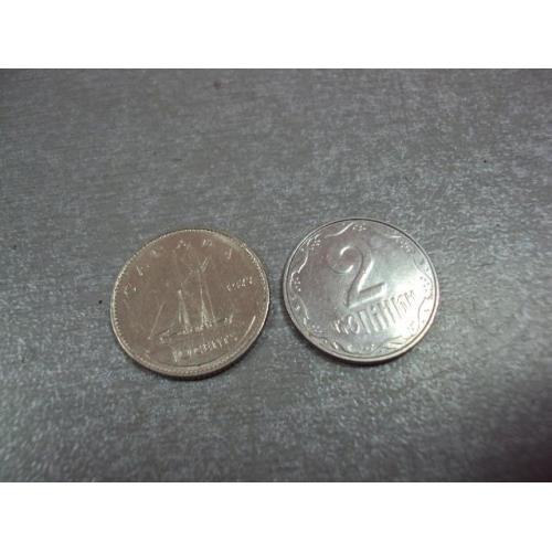 монета канада 10 центов 1977 №9556