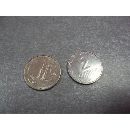 монета канада 10 центов 1987 №9552