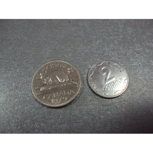 монета канада 5 центов 1979 №9569
