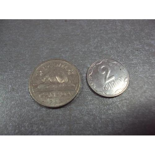 монета канада 5 центов 1984 №9571