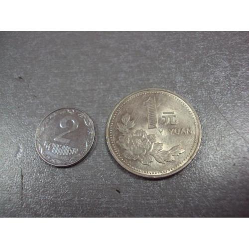 монета китай 1 юань 1994 №7983
