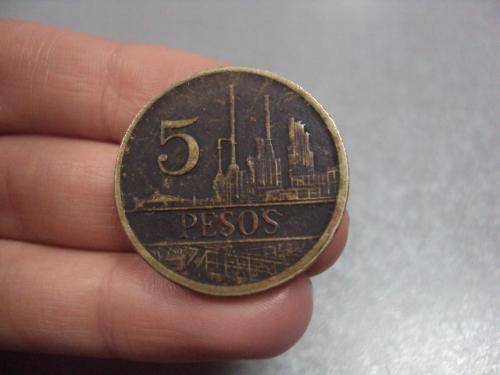 монета колумбия 5 песо 1980  №8613