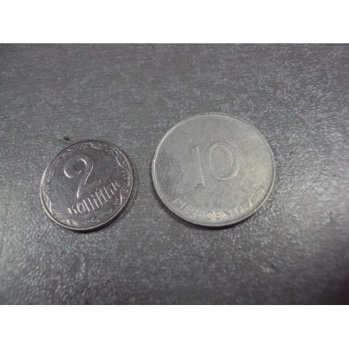 монета куба 10 сентаво 1988 №8625
