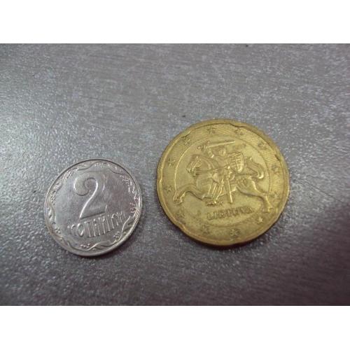монета литва 20 евро центов 2015 №8663
