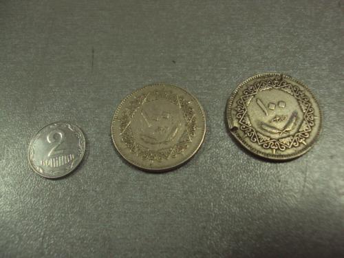 монета ливия 100 дирхамов 1975 лот 2 шт №7915