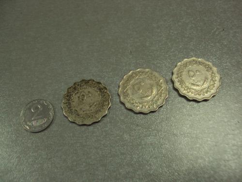 монета ливия 50 дирхамов 1979 лот 3 шт №7912