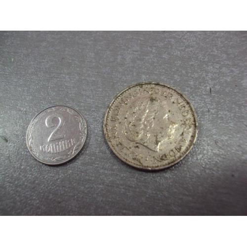 монета нидерланды 1 гульден 1972 №8900