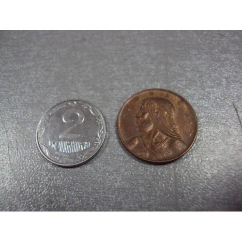монета панама 1 сентесимо 1968 №8559