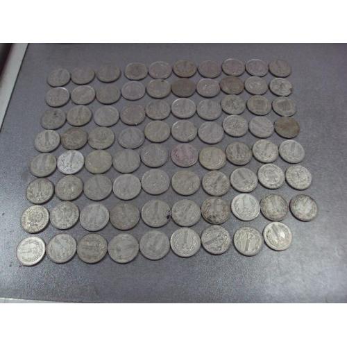 монета польша 1 злотый 1949 - 1988 лот 70 шт №9853