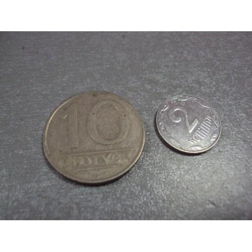 монета польша 10 злотых 1986 №9772