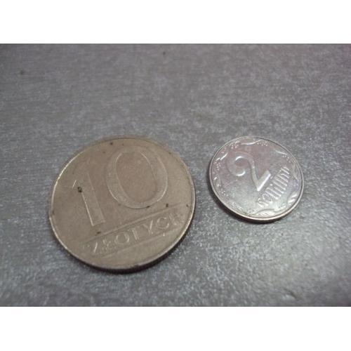 монета польша 10 злотых 1986 №9783