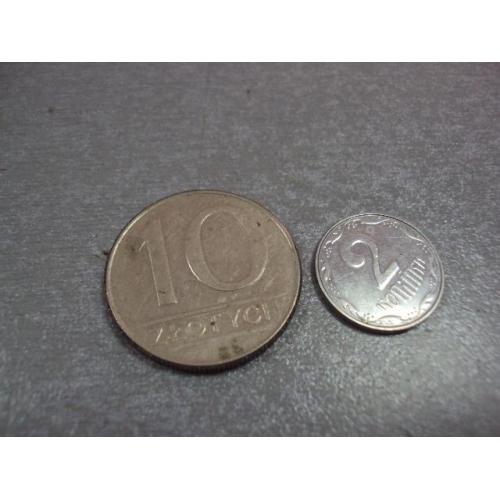 монета польша 10 злотых 1988 №9789