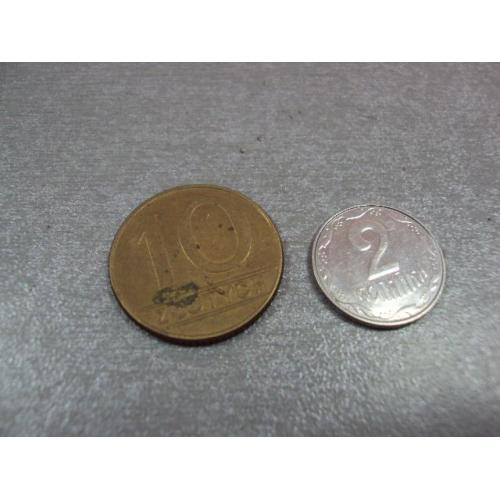 монета польша 10 злотых 1989 №9824