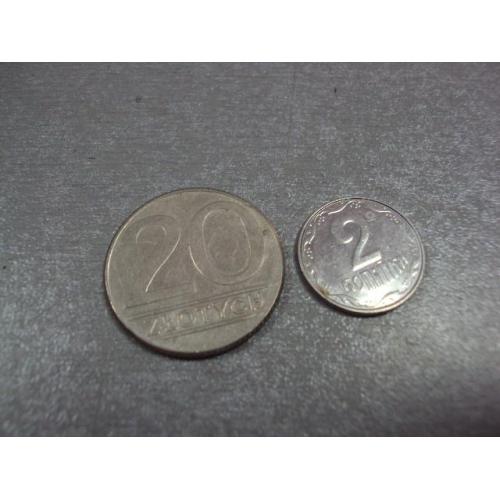 монета польша 20 злотых 1989 №9710