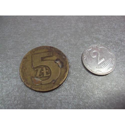 монета польша 5 злотых 1976 №9739