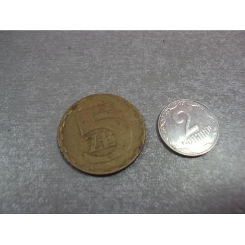 монета польша 5 злотых 1987 №9737