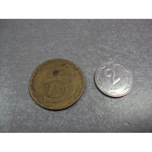 монета польша 5 злотых 1987 №9748