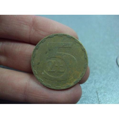 монета польша 5 злотых 1987 №9749