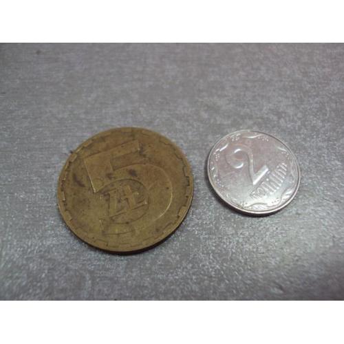 монета польша 5 злотых 1987 №9758