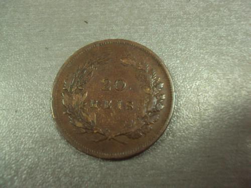 монета португалия 20 рейс 1891 №8075
