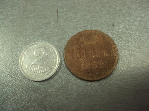монета россия 1 копейка 1852 №702