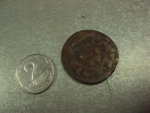 монета россия денга деньга 1740 №701