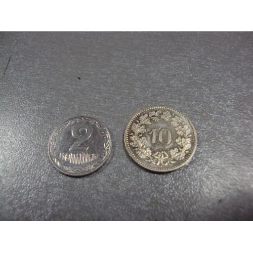 монета швейцария 10 раппен 2013 №8601