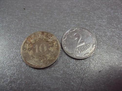 монета швейцария 10 раппенов 1993 №7800
