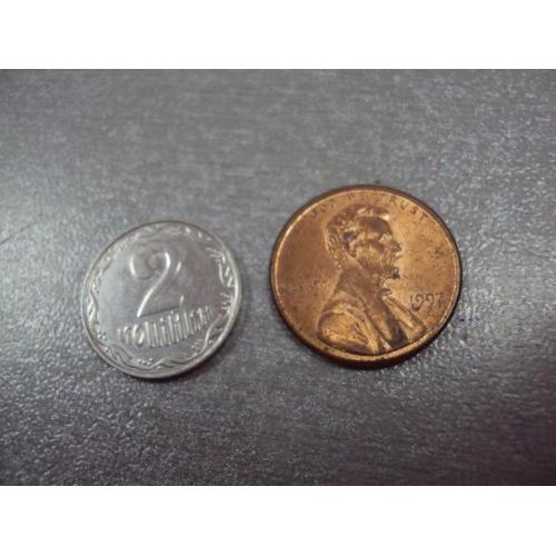 монета сша 1 цент 1997 №9180