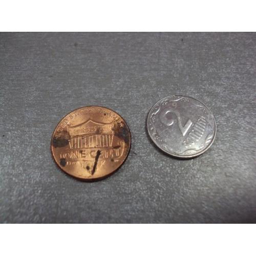 монета сша 1 цент 2017 №9199