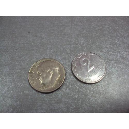 монета сша 10 центов 1985 №9218