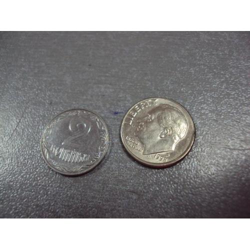 монета сша 10 центов 1990 д №9161