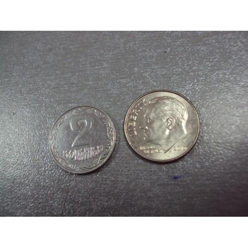 монета сша 10 центов 2016 р №8998