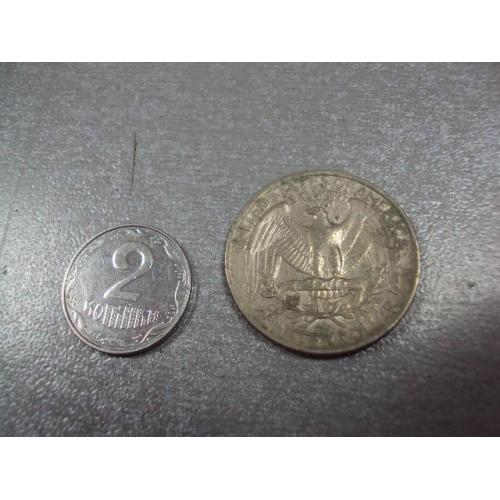 монета сша 25 центов 1977 №8787