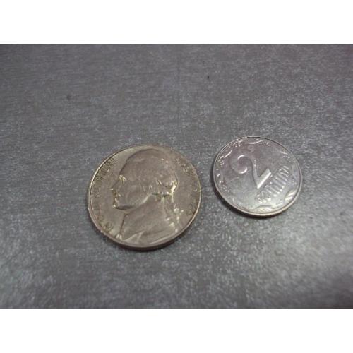 монета сша 5 центов 1964 №9224