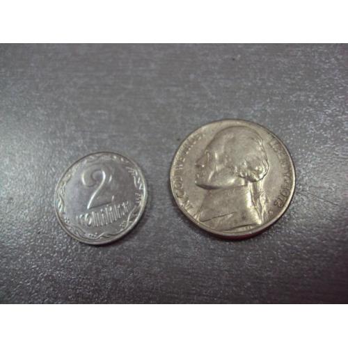 монета сша 5 центов 1972 д №8975